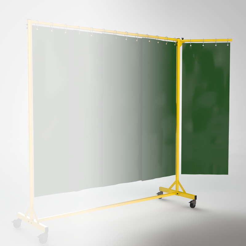 P_144452_1021_1 Schwenkarm für eine Schweißtrennwand in 600 mm länge.