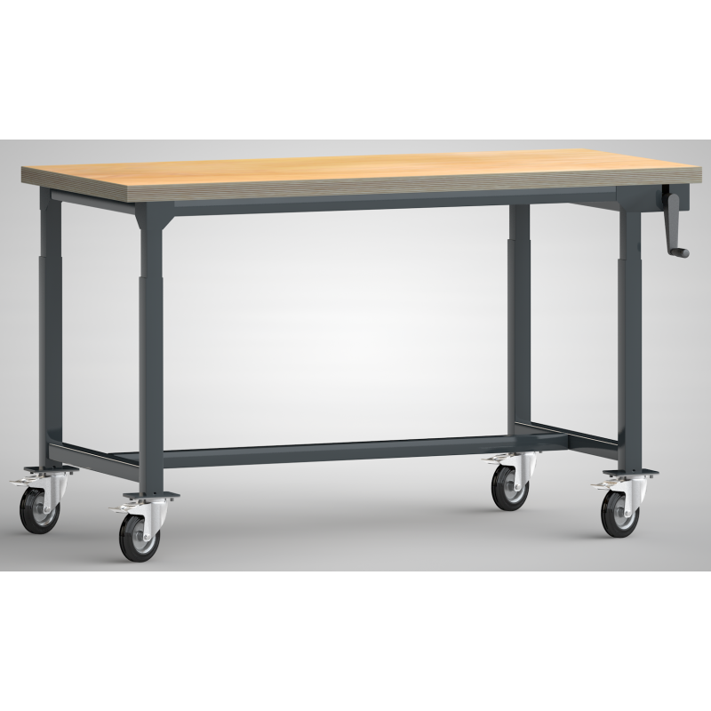 Fahrbare Werkbank 1500mm Hydraulisch höhenverstellbare Arbeitsfläche