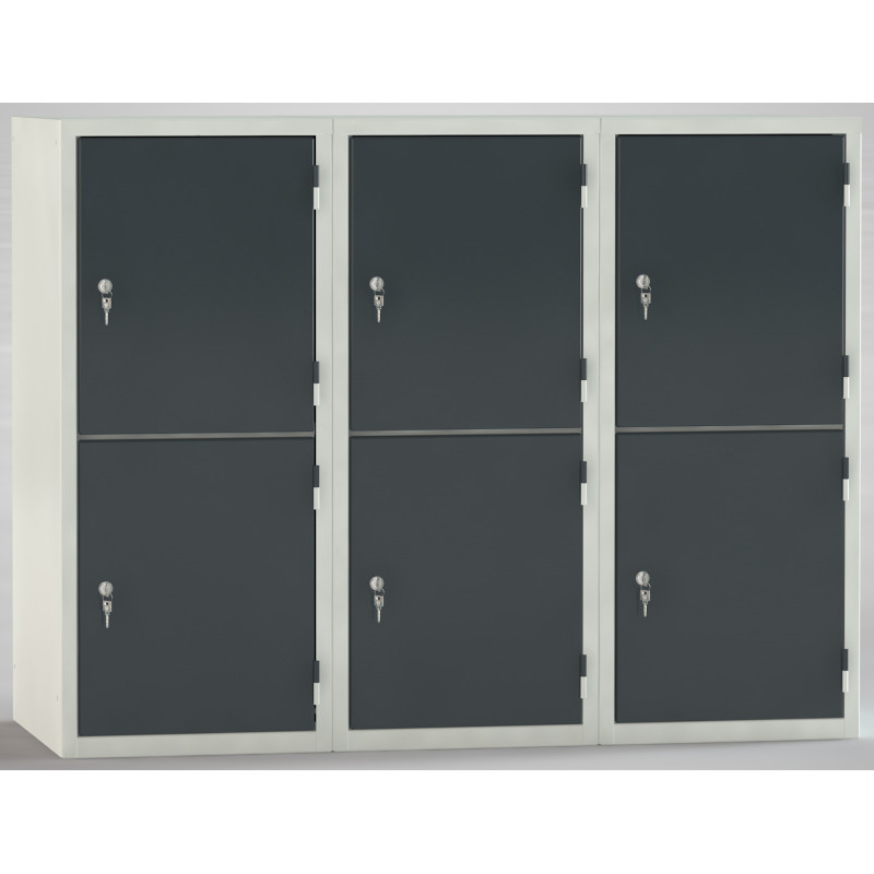 P_298383_7035-7016_1 Wertfachschrank mit sechs abschließbaren Fächern.