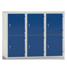 Wertfachschrank 3x2 Abteile