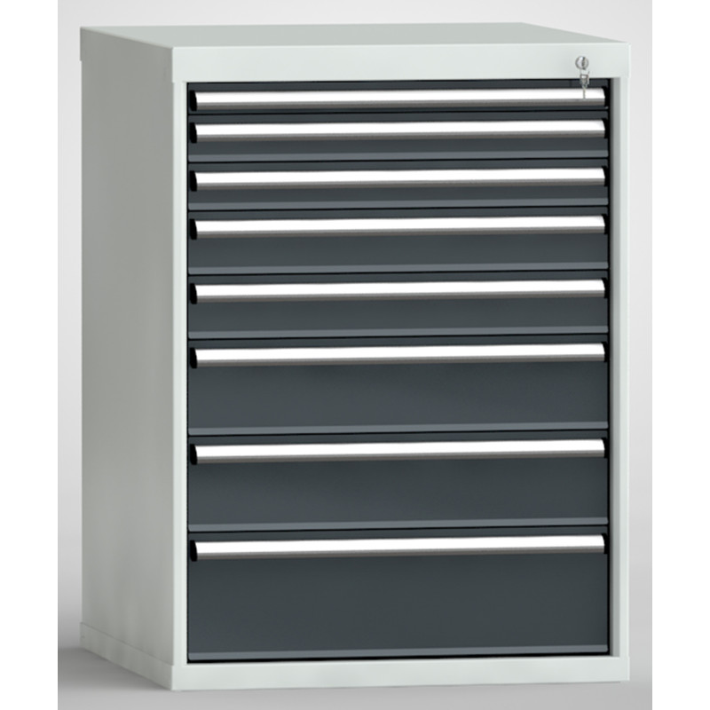 P_204477_1 Schubladenschrank mit acht Schubladen.