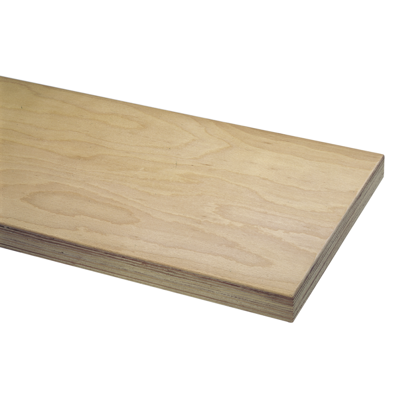 Buchen-Multiplexplatte in den maßen 40 x 2481 mm