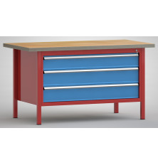 Werkbank 1500mm 1xGH  (3xS)