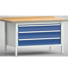 Werkbank 1500mm Ergo 1xGH  (3xS)