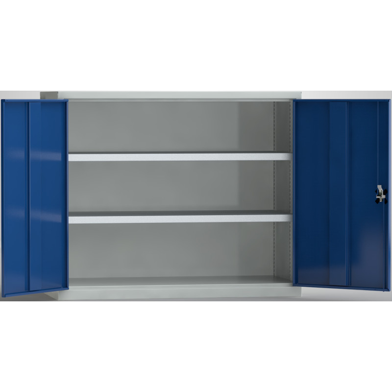 Universalschrankmit zwei verzinkten Fachböden