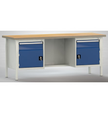 Werkbank 2000mm Ergo 2GH (2xS, 2T, 1A)