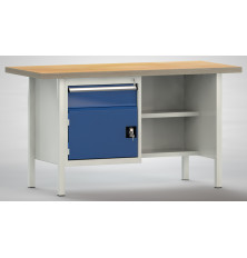 Werkbank 1500mm Ergo 2xGH (1xS, 1T, 2xA)